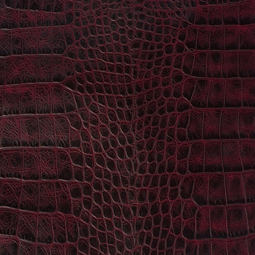 Натуральная кожа Крокодил СН бордо толщина кожи 1.2-1.4 мм.