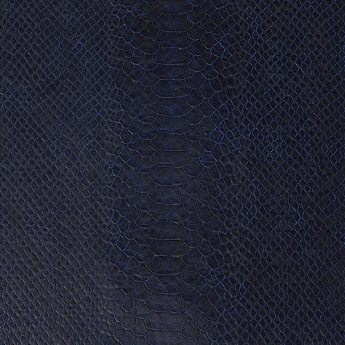 Натуральная кожа Питон СН синий толщина кожи 1.2-1.4 мм.