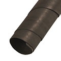 Натуральная кожа Краст ALI чёрный толщина кожи 1.2-1.4 мм. размер 60x42 (A2)